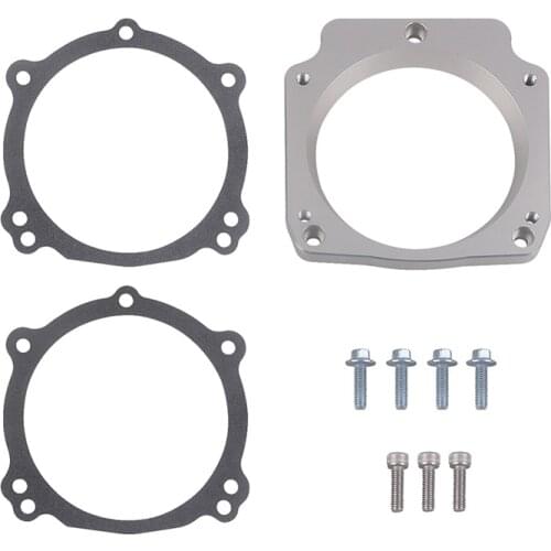 LS Throttle Body Truck Adapter - LS1 3 Bolt 92mm Intake Manifold to LS3 4 Bolt 102mm Throttle Body LM7 LR4 LQ4 LS6 L59