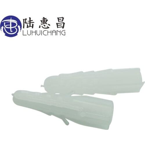 LuChang 150pcs Plasterboard Drywall Ribbed Anchor Self Drilling Wall Drywall Anchors Plastic Screw Expansion Anchor Sleeve Screw