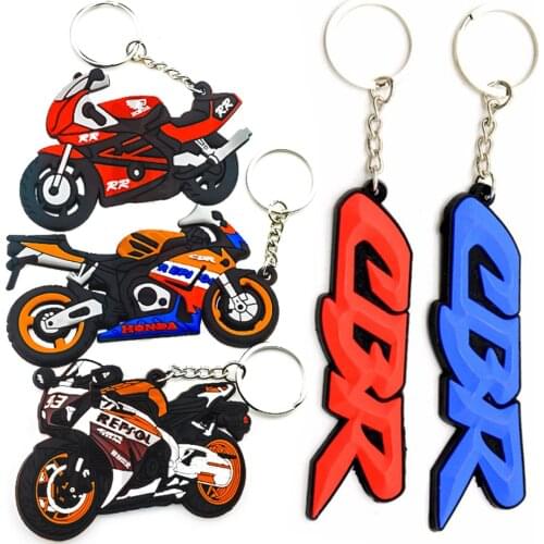 Fashion Motorcycle Model Keychain Keyring For Honda CBR600RR CBR1000RR CBR650RR CBR250RR REPSOL F5 Locomotive model