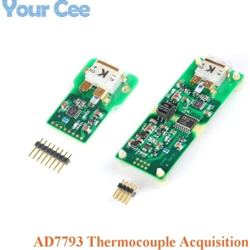 AD7793 K Thermocouple Acquisition Module High Precision Temperature Measurement PT100 With Isolation SPI interface STM32F10X