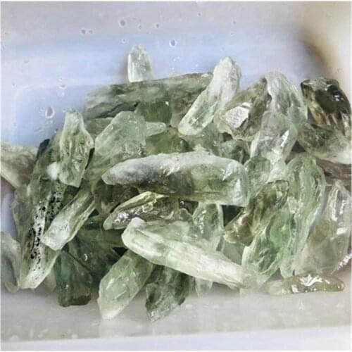 Natural Green Crystals Rough Stones For Home Decoration