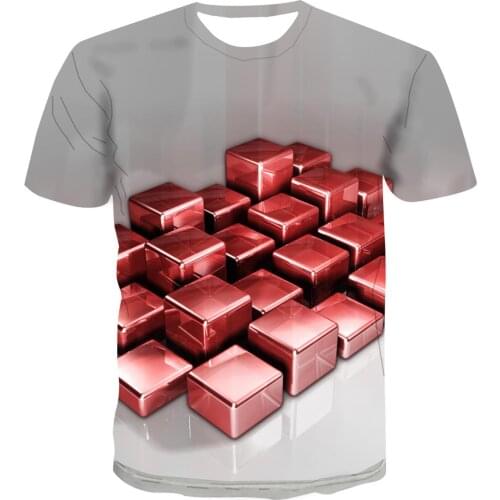 2020 New Psychedelic t-shirt mens 3D T-shirt vertigo printed T-shirt short sleeve casual summer top s-6xl