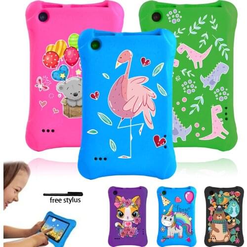Anti-fall EVA Tablet Cover Case for Amazon Fire 7 5th Gen 2015/7th Gen 2017/9th Gen 2019 Anti-slip Kids Safe Tablet Case 7 Inch