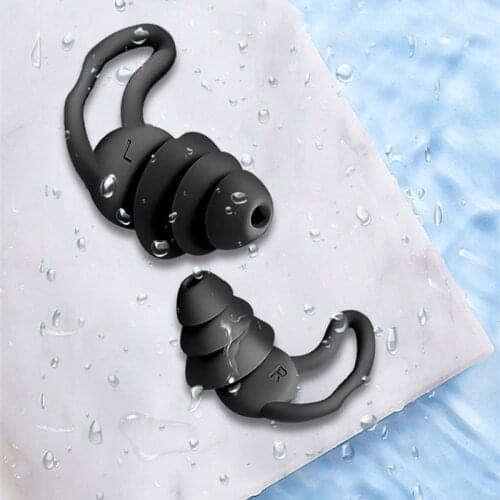 Silicone Sleeping Ear Plugs Sound Insulation Ear Protection Earplugs Anti-Noise Plugs for Travel Reading Soft Noise Reduction