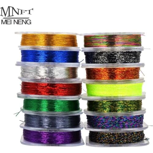 MNFT 1Pcs 50M Guide Tying Thread Rod Build Braided Line Metallic Rod Building Wrapping Thread 14 Colors Rod Line DIY Fishing Rod