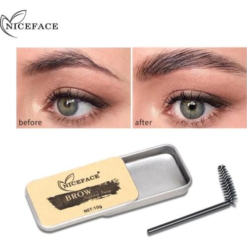 Eyelash Re-Growth Gel Wax Wild Eyebrow Shaping Soap Long-lasting Waterproof Natural Eyes Brow Styling Cream Eye Makeup TSLM1