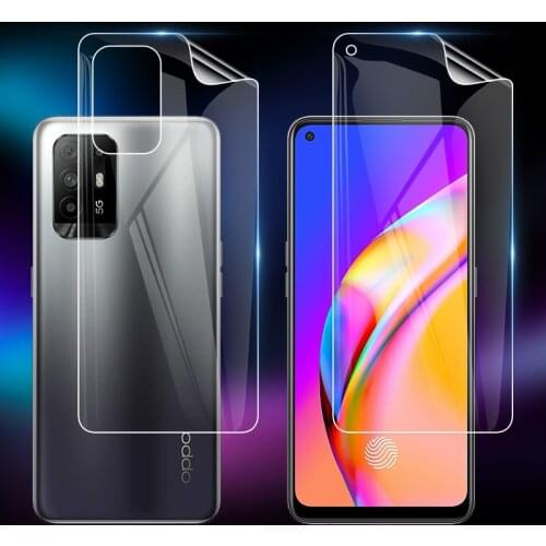 For Oppo F19 Pro Plus Reno5 Z A94 A95 5G A74 Clear TPU / Matte Anti-Fingerprints Hydrogel Full Cover Soft Screen Protector Film
