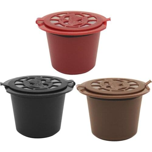 1 Pcs Reusable Coffee Capsule Filter Cup for Nescafe Dolce Gusto Refillable Caps Spoon Brush Filter Baskets Pod Soft Taste Sweet