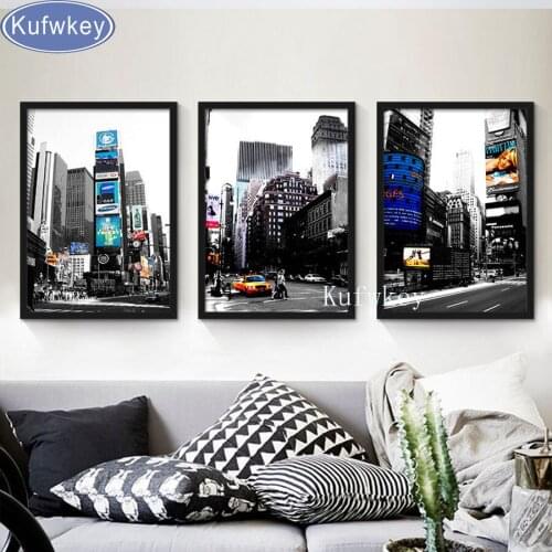 3 pcs Full Diamond Embroidery,5d diy Diamond Painting London Street view Cross Stitch,Full Square Diamond Mosaic picture decor