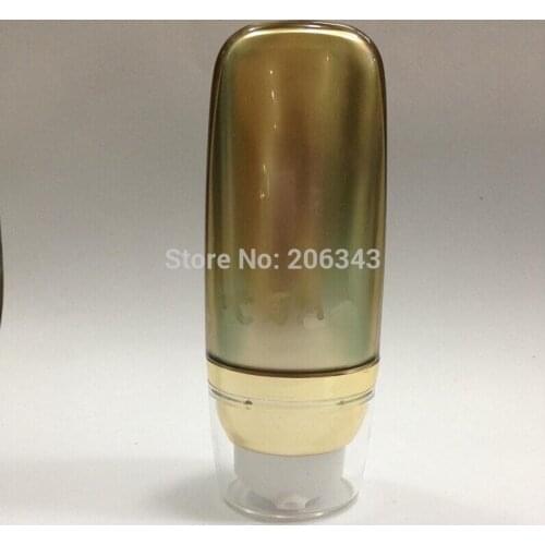 30ML golden ACRYLIC soft tube or BB cream bottle or foundation bottle or press pump bottle
