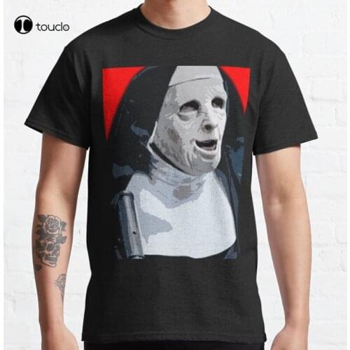 Nun Bank Robbers - The Town Nun Costume Nun Robber Classic T-Shirt Cotton Tee Shirt S-5Xl
