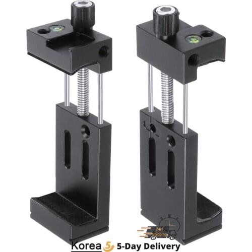 FEICHAO Alloy Phone Holder Stand Bracket Clip For GoPro Flashlight Mic w Spirit level Cold Shoe Mount 1/4 3/8 Tripod Clamp Metal