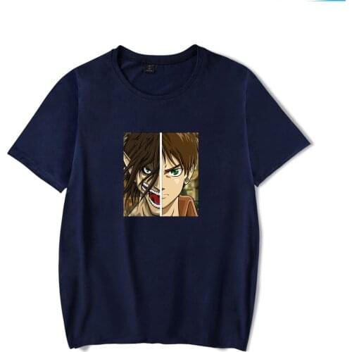 Attack on Titan T-shirt Men/women Cotton Harajuku Hip Hop Attack on Titan Mens tshirt Casual Clothes Top