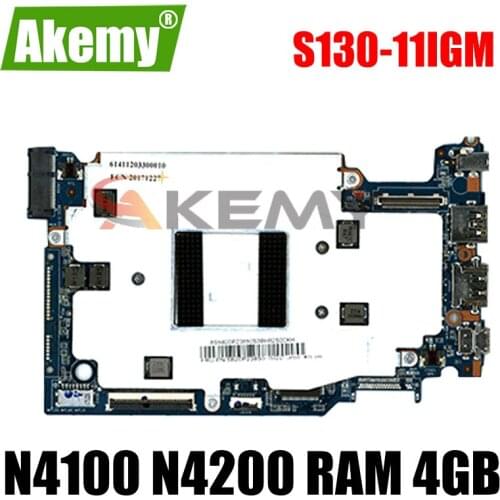 For Lenovo 120S-11IAP S130-11IGM notebook motherboard CPU N4100 N4200 RAM 4GB support M2 SSD hard drive tested 100% work