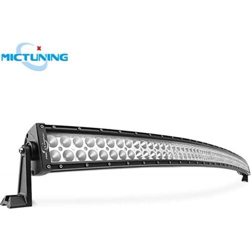 MICTUNING 52" 300W Auto LED Curved Bar Led Work Light Combo Spot Flood White Driving Fog Lamp Offroad Tractor Truck Car Styling
