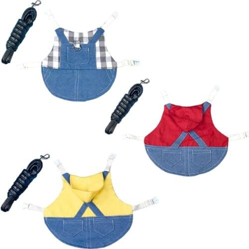 Mini Pet Cotton Suit Light-colored Cute Little Clothes Spring&Summer Outing for Bunny Guinea-pig Walking