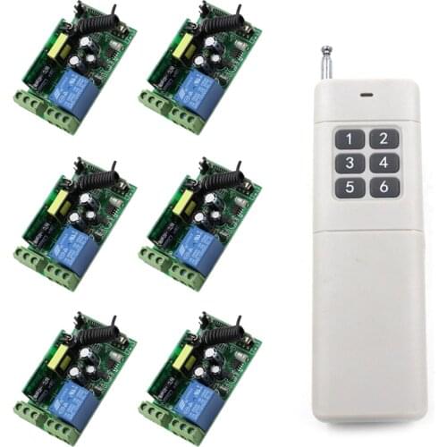 New Wide Voltage AC 85V 110V 220V 240V 250V RF Wireless Switch Teleswitch Relay Receiver Remote Controllers & Light Switch
