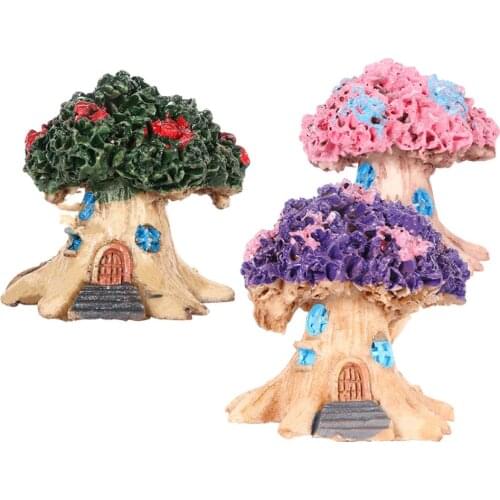 Time-limited Special Offer Micro Landscape Fairy Garden Miniatures Resin Ornaments Decorative Crafts Tree House