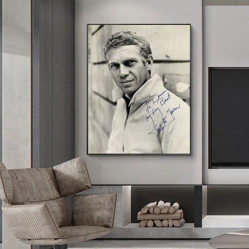 Signature Customization Movie Star Poster Painting Canvas Print Nordic Home Decor Wall Art Picture For Living Room Frameless