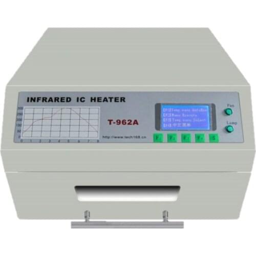 PUHUI T-962A Infrared Solder Led Free Reflow Oven Windowed Drawer IC Heater 300x320mm T962A ATT