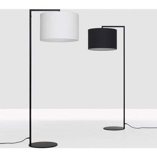 Nordic Modern LED Floor Lamp Fishing Lamp Cloth Lampshade Floor Light Coffee Bedside Lamp Study Home Decor Luminaire Floor Lamp