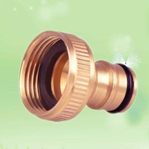 3/4 "Female Nipple Connector Outdoor Garden Water Hose Nozzle Washing Machine Faucet Connector Copper