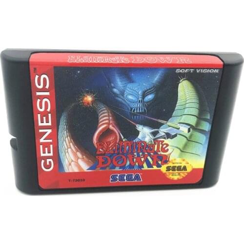 Eliminate Down For SEGA GENESIS & Mega Drive 16 Bit Video Games Conosle
