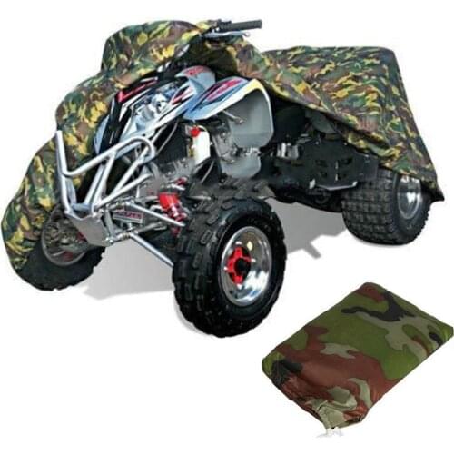 XXXL Camouflage Camo ATV Quad Cover 4-Wheel Waterproof Dustproof Fit for Polaris Magnum Outlaw Sportsman Xplorer Trail Boss