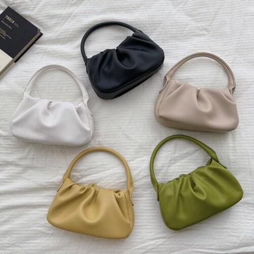 Women PU Leather Bag Fashion Solid Color Ladies Purse Shoulder Bags Casual Travel School Shopping Bags Office Lady Handbag