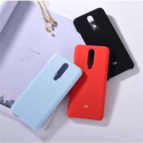 Liquid Silicone Case for Xiaomi Redmi K30 Original Soft Mobile Phone Case Cover Back Protective Shell for Redmi K30i Poco X2