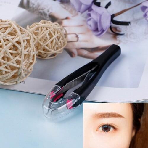1PC Automatic Retractable Eyebrow Tweezers Stainless Steel Face Hair Removal Trimmer Eyelash Clip Cosmetic Beauty Makeup Tool