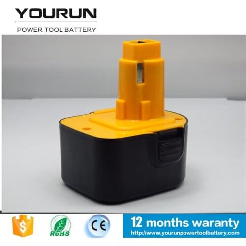 NI-MH Power Tool Battery 12V 3.6AH for dewalt De9075 De9037 DC9071 DE9037 DW9072 DE9501 152250-27 397745-01 de9074 DW979K dw953