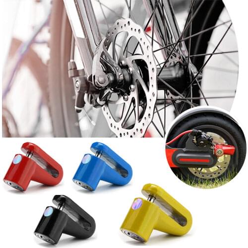 M365 Electric Scooter Bike Disc Lock Anti-Theft Wheels Disc Brakes Lock with Steel Wire MTB Cycling Bicycle Mountain Lock