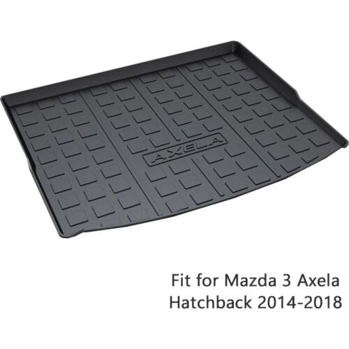 For Mazda 3 Axela Hatchback 2014 2015 2016 2017 2018 Boot Liner Anti-slip Mat Accessories 1Set Car Cargo Rear Trunk Mat