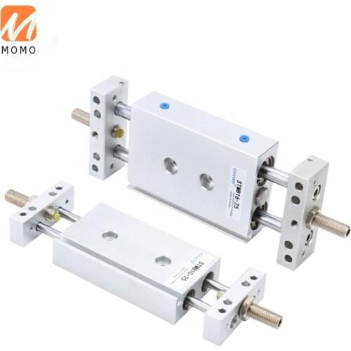 Double Piston Rod Air Actuator Stmb Bore 16mm Stroke 25/50/75/100/125/150 Slide Table Pneumatic Lift Cylinder