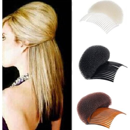 IMIXLOT Hot Selling Simple Trendy Braid Tool Fluffy Hair Styling Plate Ponytail Comb Inserted Tools Head Ornaments Accessory