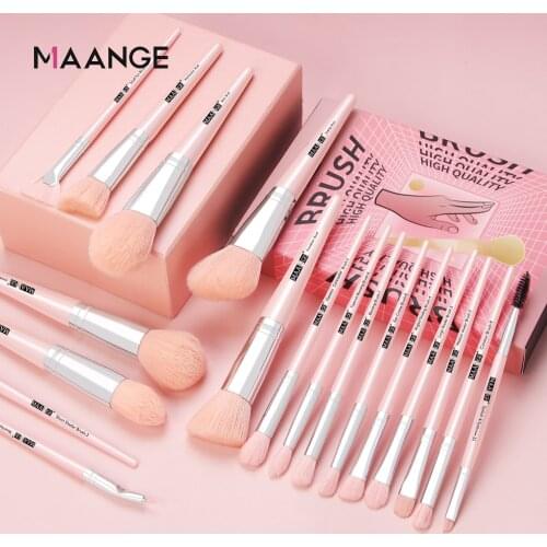MAANGE 6/12/18 pcs Make up Brushes Sets Multifunctional Foundation Eyeshadow Lip Power Brushes Fashion Beauty Maquiagem Tools