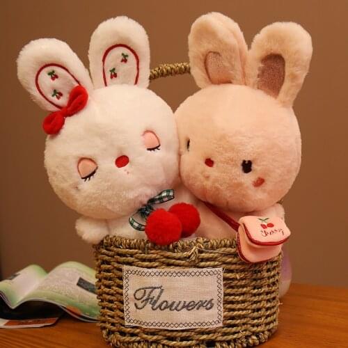 45-80cm Cute Little Rabbit Plush Stuffed Toy Home Decoration Childrens Doll Gift