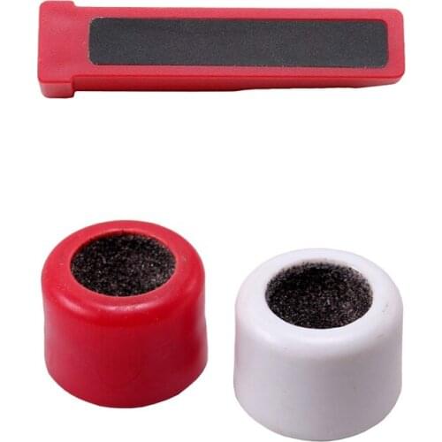 New 10pcs 2 style snooker cue stick head repairer long setback frustration head scruber snooker billiard accessories