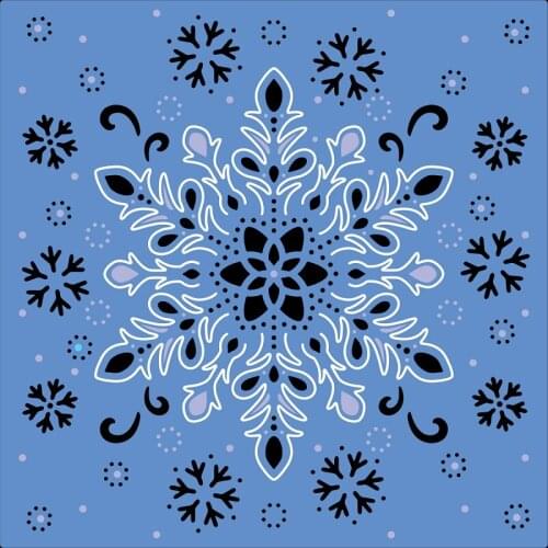 New Square snowflake background metal Cutting Dies Stencils DIY Scrapbooking Paper/photo Cards Embossing Dies
