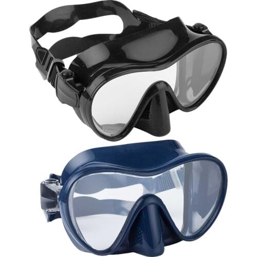 Diving Glasses Ski Glasses Height-adjustable Face Cover Rubber-coated Frameless Swimming Goggles For Swimming Snorkeling Diving