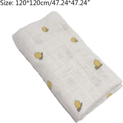 J60B Baby Infant Blanket Swaddle Newborn Soft Organic Gauze Wrap Bath Towel Bedding