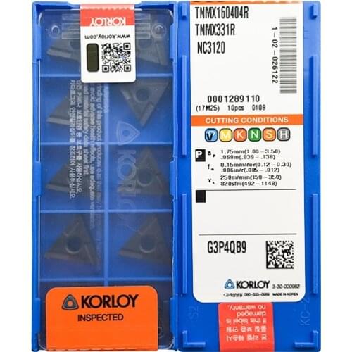 Original Carbide Insert CNC TNMX160404 08 R L NC3020 30 NC3120