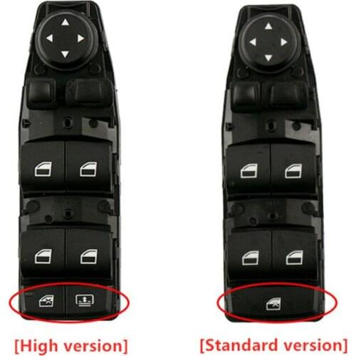 Car Master Control Window Switch left hand glass Electric Button For BMW 5 7 Series F10 F18 F07 F25 car accessories 61319241956