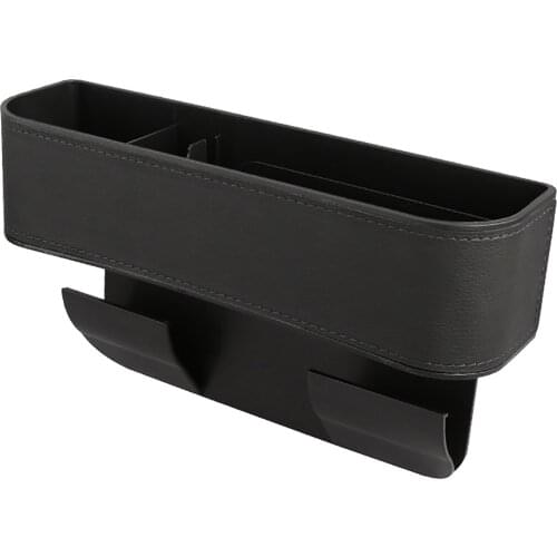 Stand Storage Box Drink Bottle Organizer Cup Holder Waterproof Universal Auto Accessories PU Leather Car Seat Mount