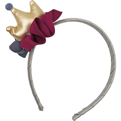 Cute Cartoon Hair band Gold Crown Tiara Headband for Children Girl Birthday Party HairBands Hair Hoop Kids Hair Accessories Gift