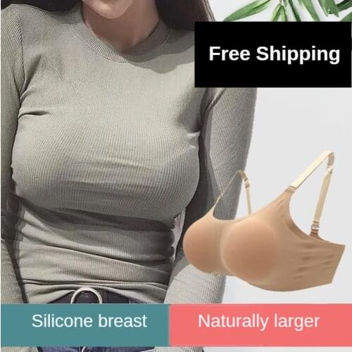 Silicone Breast Prosthesis Plump Underwear Sexy Fake Breasts Large Breast Pad Female Prosthesis Bodybuilding Underwear