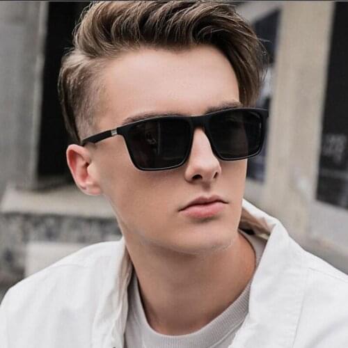 Brand Design Polarized Sunglasses Men Women Summer Driver Shades Colorful Lens Square Sun Glasses Vintage TR90 Ultralight Frame