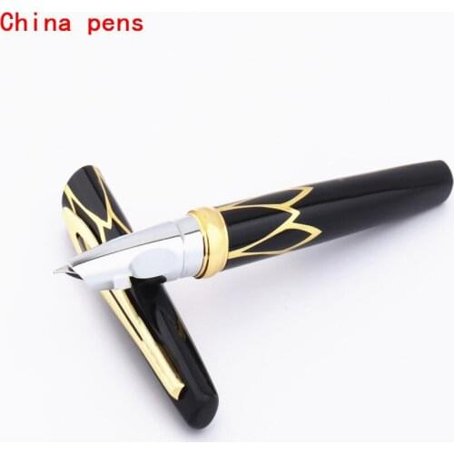 High quality 3019 Black Business office Fine nib Fountain Pen New Financial student calligraphy pen