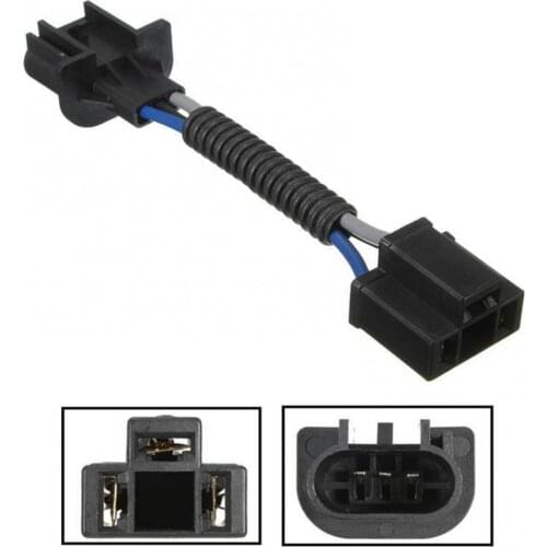2Pcs H13 to H4 Car Headlight Conversion Connector Socket Cable Harness Adapter